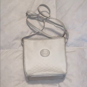 Authentic white Gucci crossbody